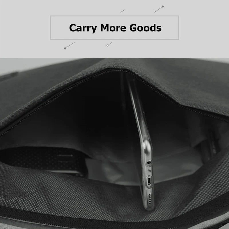 Waterproof Nylon Laptop Sleeve 11–16 Inch — Velvet Lined, Double Zipper