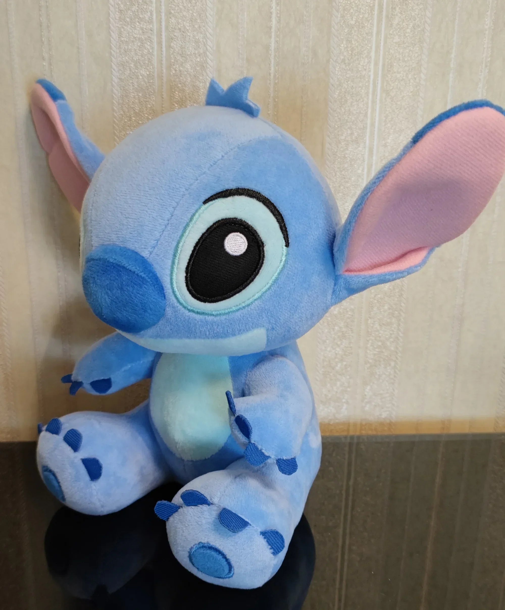 Stitch Plush Toy 10 in (25 cm) Soft Stuffed Doll — Blue & Pink Character Plush Gift for Kids