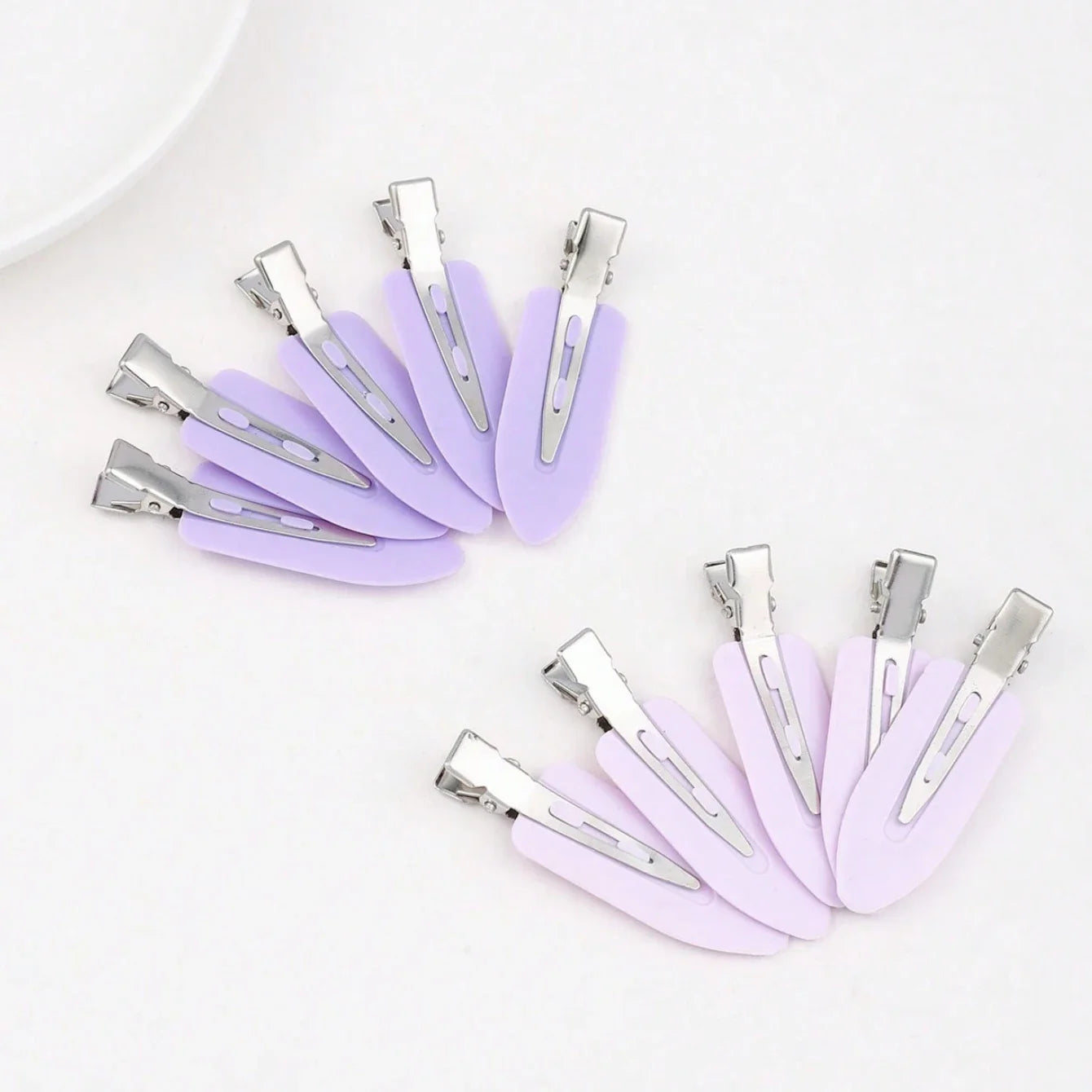 10-Pack No-Bend Seamless Hair Clips Side Bangs Barrettes for Makeup & Face Washing Women’s Styling Hairpins