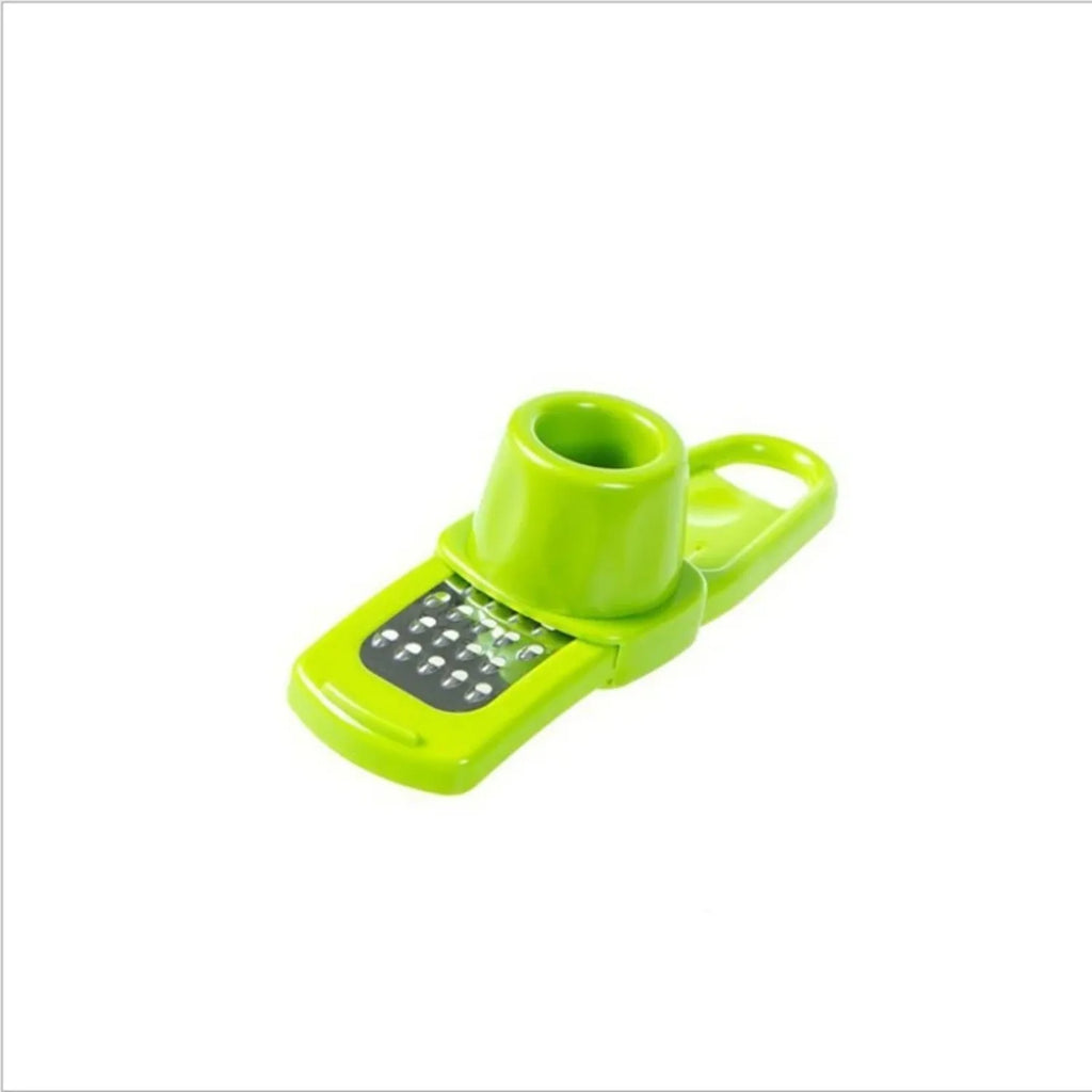 Mini Manual Garlic Grinder Press Portable Garlic Masher Ginger Crusher 5.5in (14cm)
