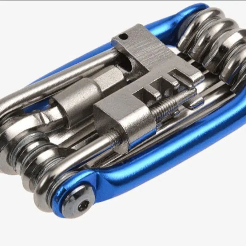 11-in-1 Portable Bicycle Multi-Tool Kit for Bike Repair & Cycling
