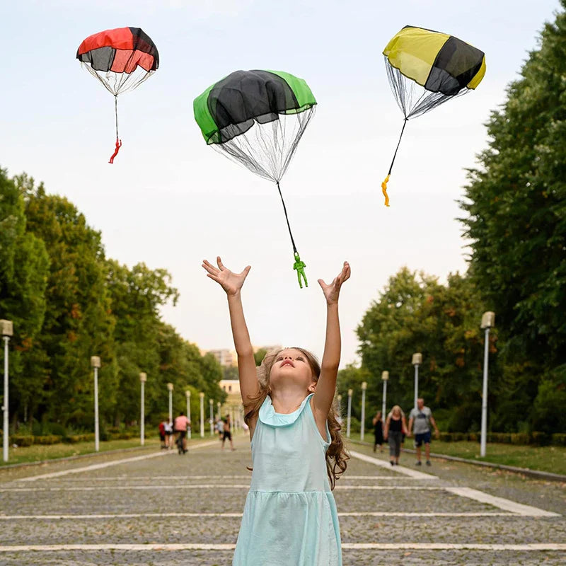 Parachute Toys for Kids Tangle Free Outdoor Flying Parachute Men Outside Toys Easter Basket Stuffers Idea Unique Boy Girl Gift