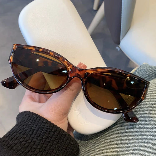 1/4pcs New Fashion Casual Cat Eye Sunglasses Vintage Brand Designer Sun Glasses Female Multi Color Eyewear UV400 Gafas De Sol