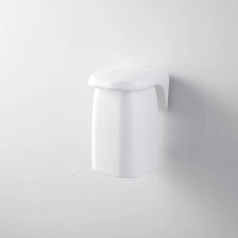 1-4 Pack Japanese Minimalist Magnetic Wall Mounted Toothbrush and Mouthwash Cup Holder