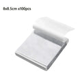 100-Pack Pre-Waxed Cotton Candle Wicks with Metal Sustainer Tabs — 2.5–20 cm (1–7.9 in) Smokeless DIY Candle Making