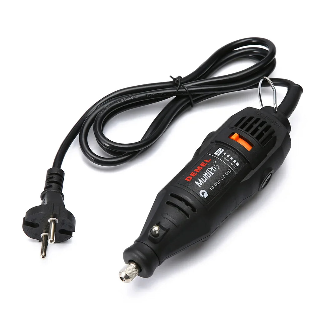 110/220V Electric Engraving Rotary Mini Drill Kit – 130W Variable Speed 5-Setting Grinder