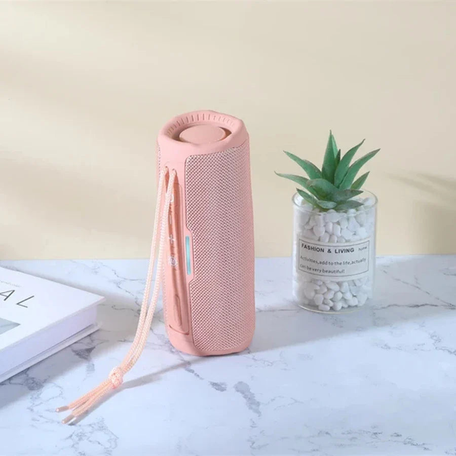 10W Portable Bluetooth Speaker — IPX5 Waterproof, FM Radio, TWS, USB/TF Card, 1200mAh Battery