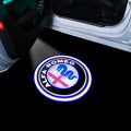 2-Pack LED Car Door Logo Projector Lights Fits Giulia Giulietta Mito Stelvio Brera 147 156 159