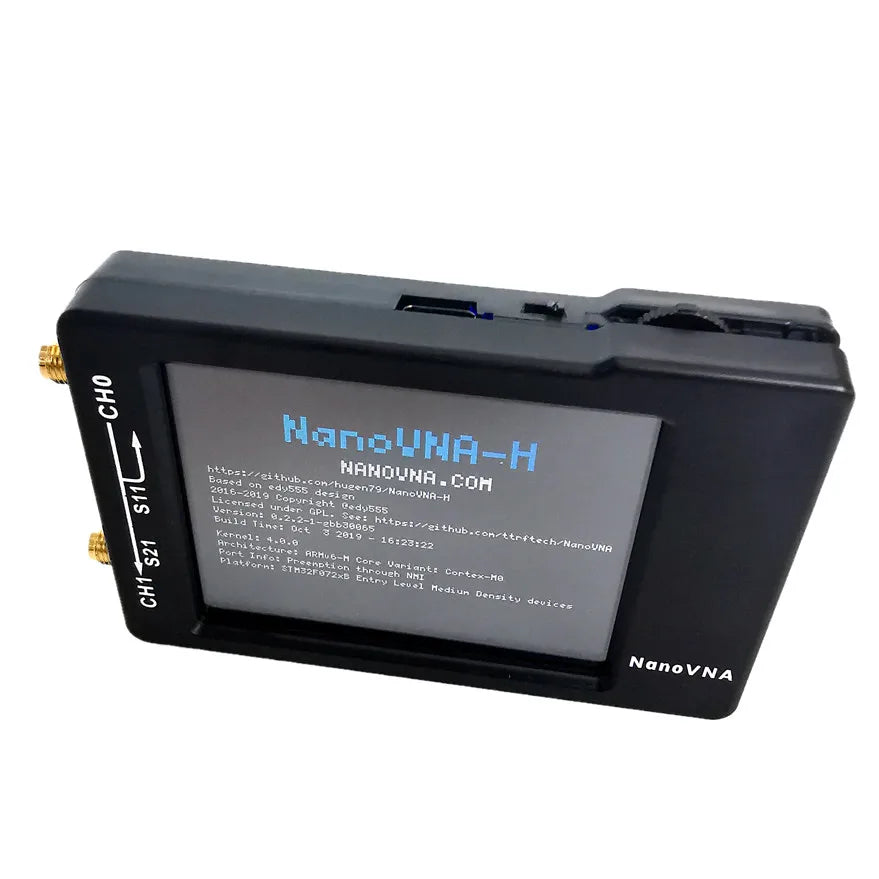 2.8 in (71 mm) 1.5 GHz Vector Network Analyzer HF VHF UHF Antenna Analyzer with MicroSD & USB-C