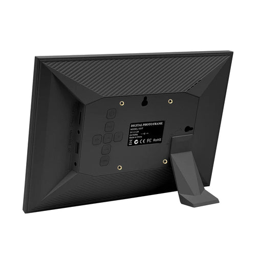 10.1-Inch (25.7 cm) Digital Photo Frame 1280x800 IPS HD — Remote Control, Video & Music, Clock Calendar