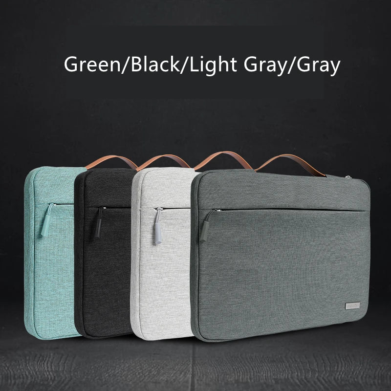 Multi-Pocket Shockproof Laptop Sleeve with Handle 13–16 Inch