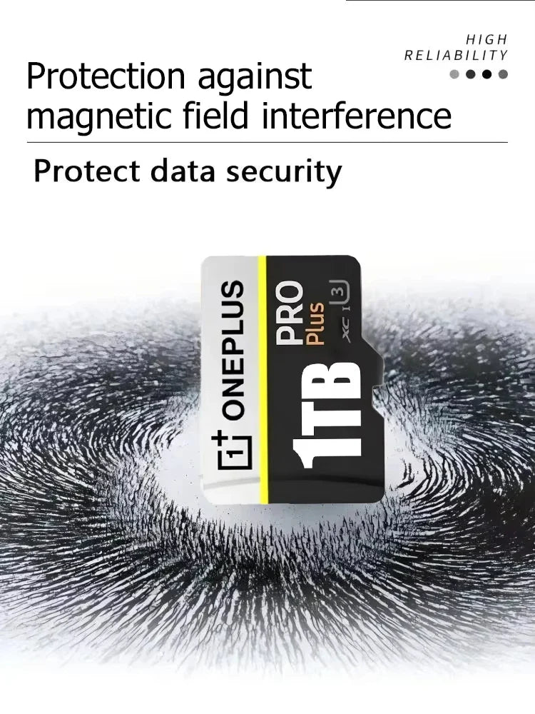OnePlus 2027 2TB High-Speed SD Card 512GB 256GB V30 A2 4K Memory Card 1TB Micro TF SD Adapter Cross-Use for Cam iPhone Drone