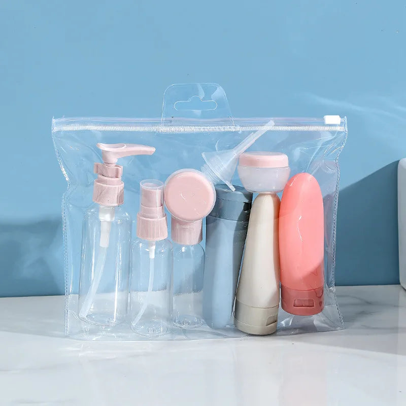 11-Pack Refillable Travel Bottle Set - 120ml (4.06 oz) & 60ml (2.03 oz) Spray, Squeeze & Tube Bottles for Perfume, Lotion & Shampoo