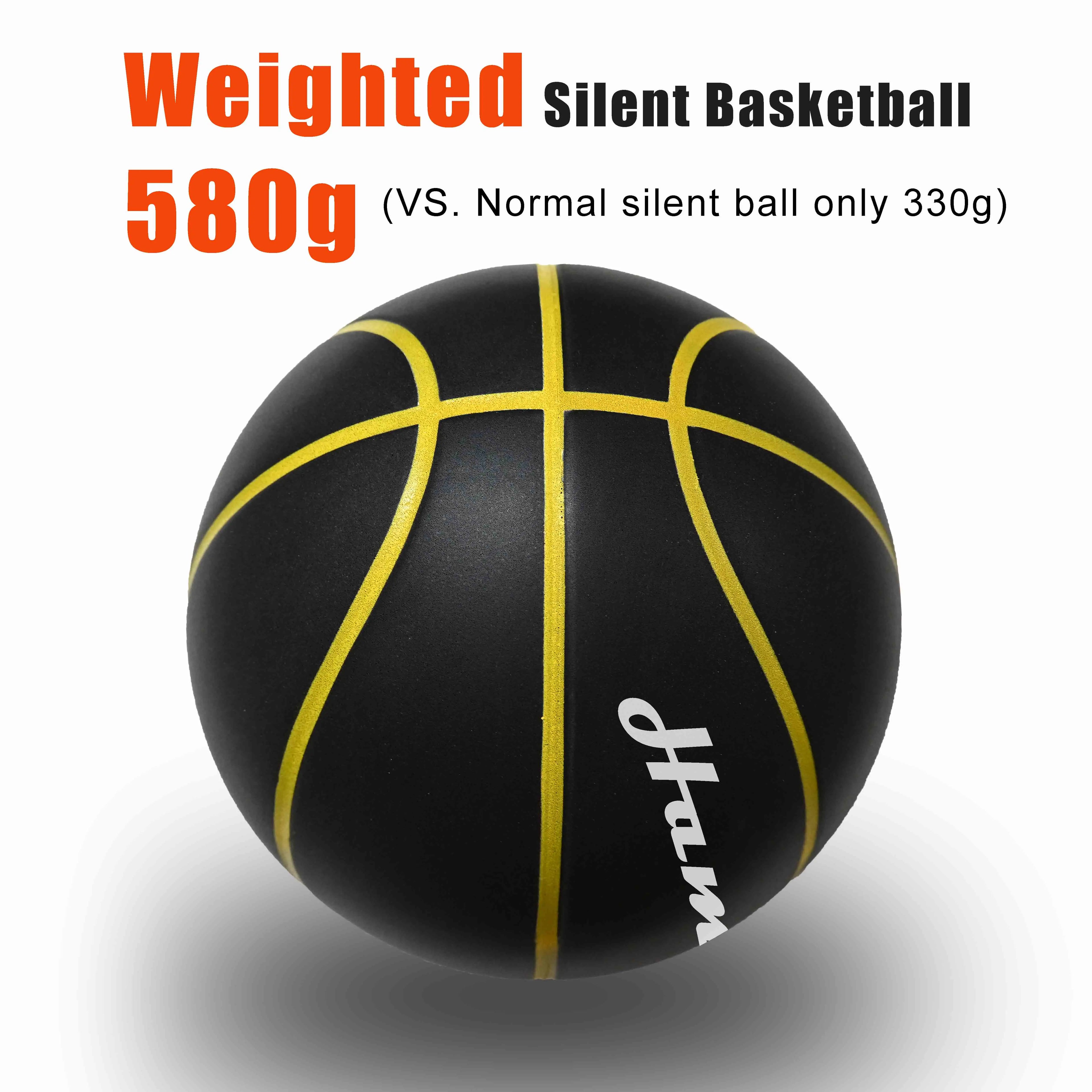 Silent Indoor Basketball Size 7 — PU Foam Airless Quiet Dribble