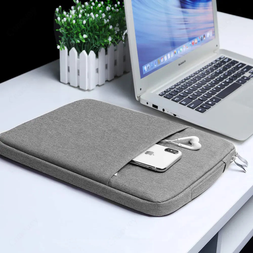 Waterproof Laptop Sleeve Handbag 11.6–16 Inch — Zippered Portable Case