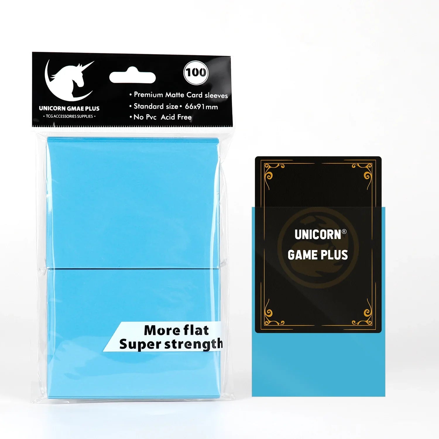 100-Pack Matte Card Sleeves 66 x 91 mm (2.6 x 3.6 in) – Standard TCG Trading Card Protectors for Tarot & Board Games