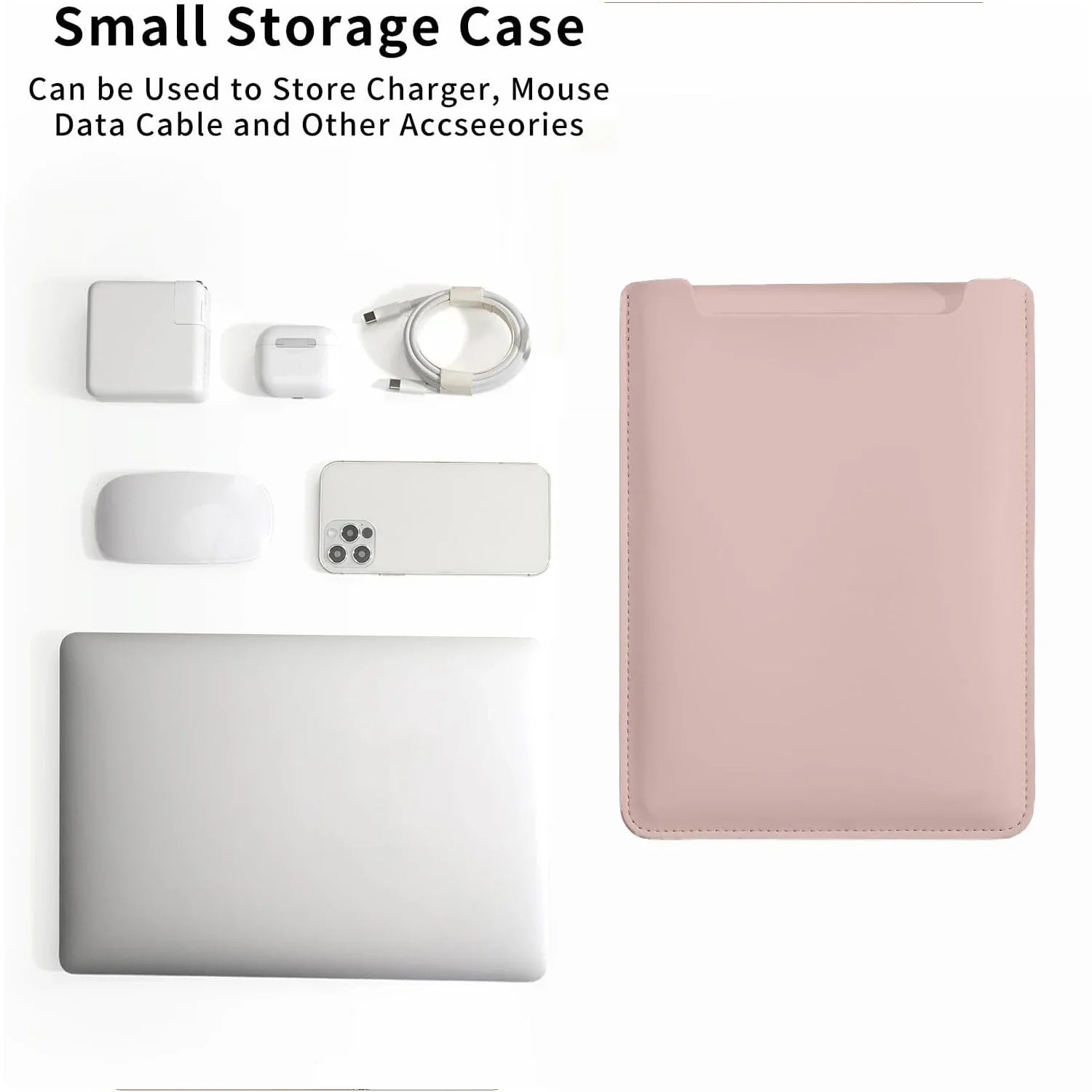 PU Laptop Sleeve 11–16 Inch — Slim Protective Notebook Case