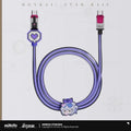 Genuine miHoYo Game Honkai Star Rail Silver Wolf 35W TypeC-TypeC Fast Charging Head Data Cable Anime Pendant Cosplay Xmas Gift