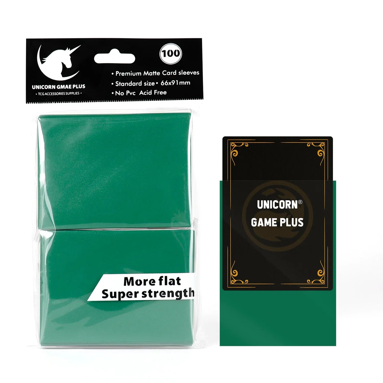 100-Pack Matte Card Sleeves 66 x 91 mm (2.6 x 3.6 in) – Standard TCG Trading Card Protectors for Tarot & Board Games