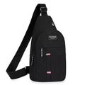 Unisex Canvas Chest Sling Bag – Large Capacity One-Shoulder Crossbody for Outdoor Sports & Travel