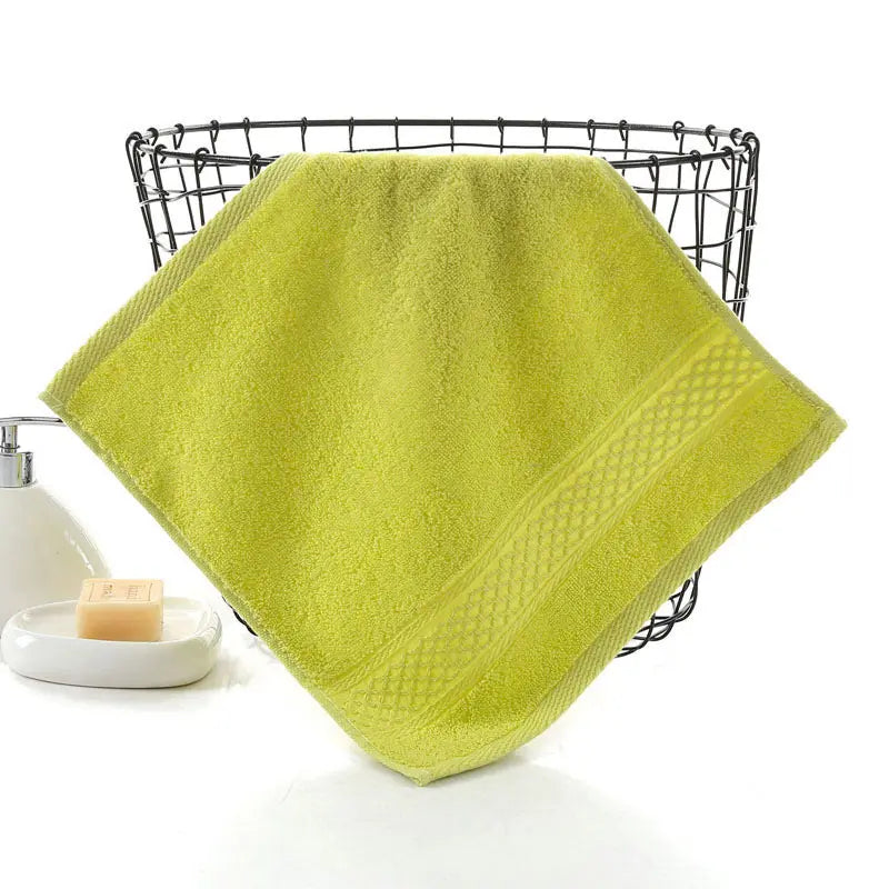 100% Cotton Face Towel 34 x 34 cm (13.4 x 13.4 in) Soft Square Washcloth for Kids & Adults Absorbent Facial Hand Towel