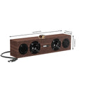 Multimedia Bluetooth Speaker Dual-Mode Wired & Wireless Retro Subwoofer for TV, PC & Mobile (USB Powered)