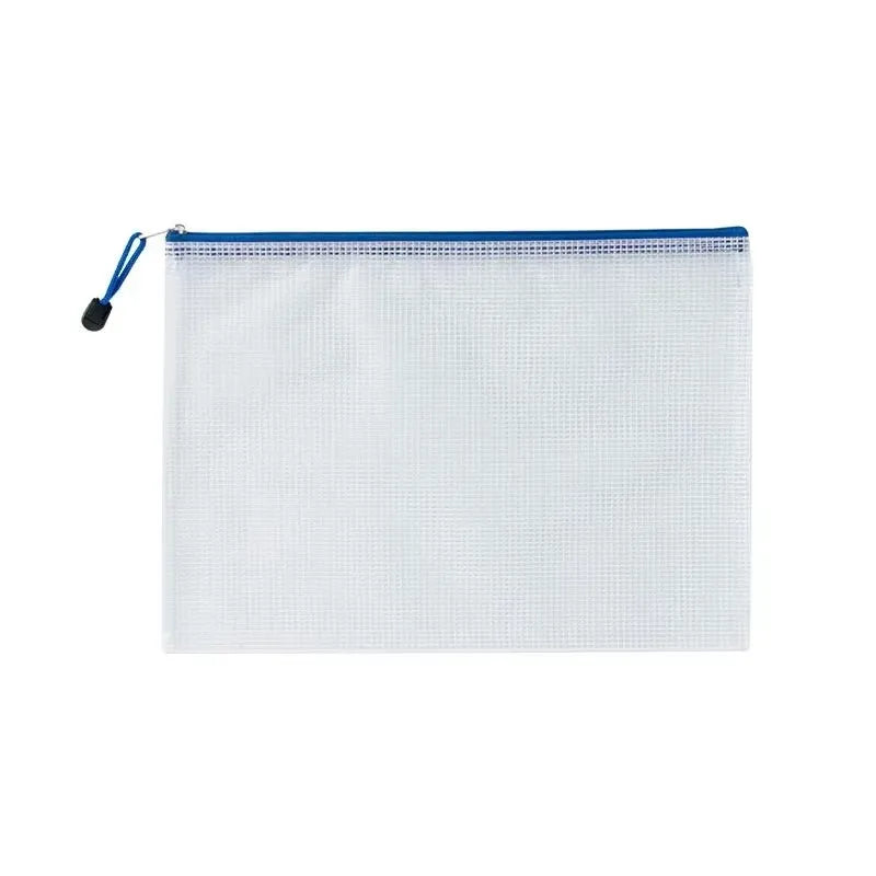 10-Pack A4 Zipper Bags – Multi-Color Waterproof PVC File Organizers for Travel, Office & Home Storage