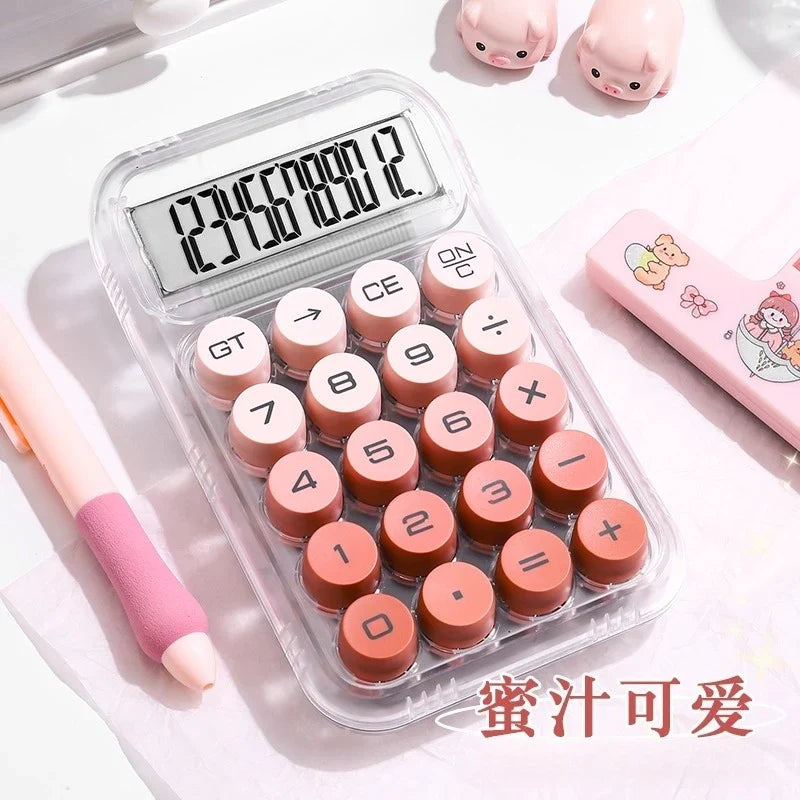 12-Digit Scientific Calculator with Mechanical Buttons for Students, Financial & Office Use