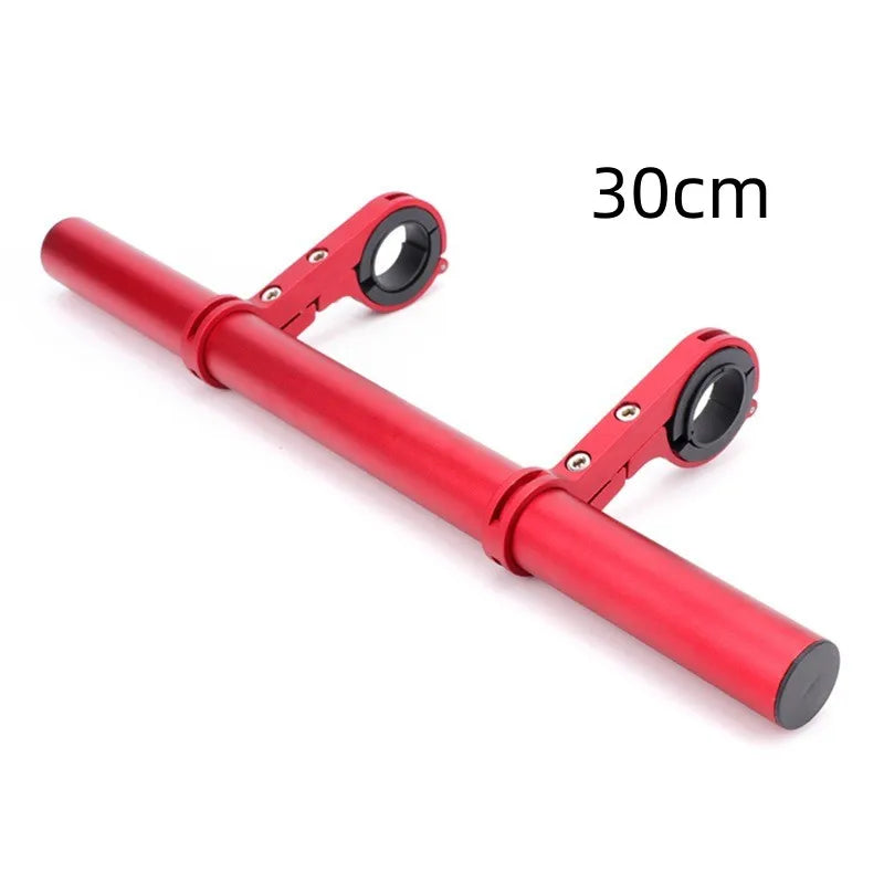 10/20/30cm Bicycle Handlebar Extended Bracket MTB Headlight Mount Extented Bar Road Mountain Bike Handlebar Extender Rack Parts