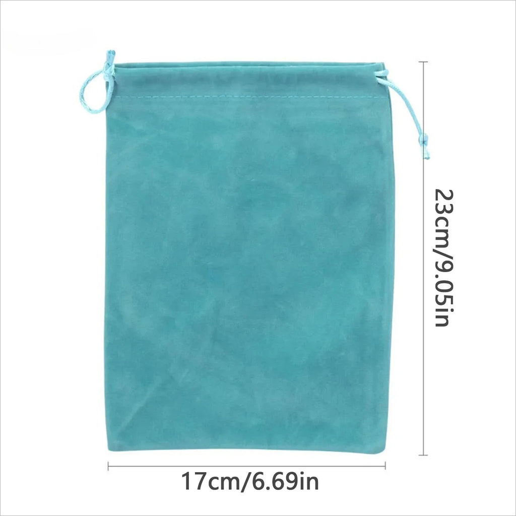 Fishing Reel Storage Bag - Portable Drawstring Reel Protect Pouch, 3 Sizes (15×20 / 17×23 / 20×25 cm | 5.9×7.9 / 6.7×9.1 / 7.9×9.8 in)