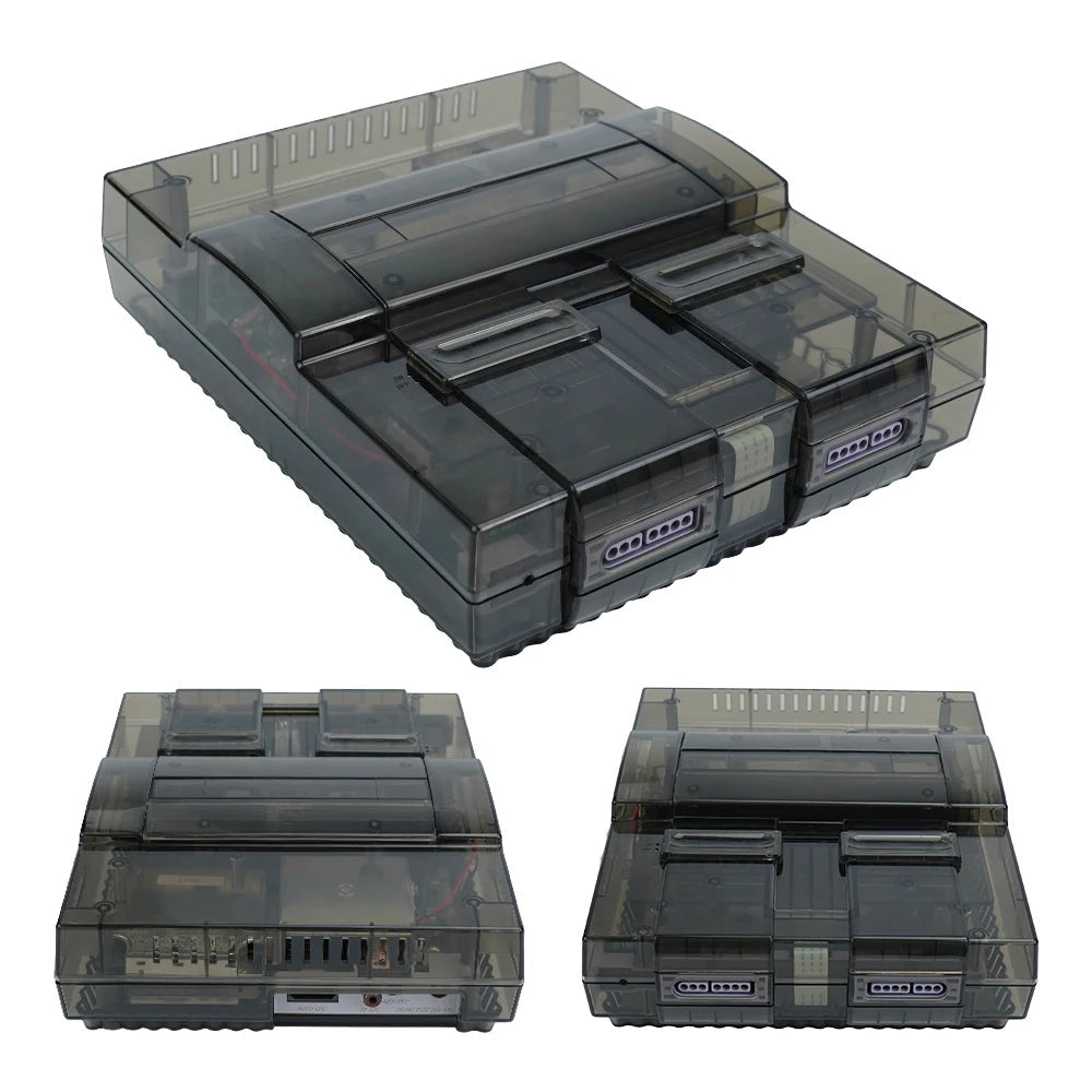 Super Nintendo Replace Console Shell Housing SNES Translucent Black