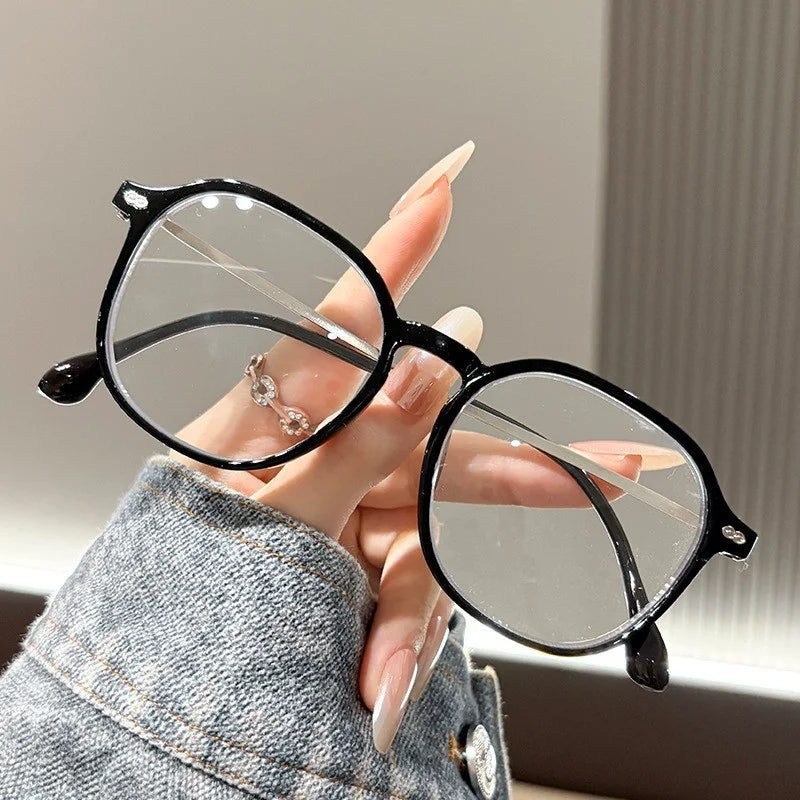Women's Fashionable Reading Glasses Super Light and Versatile Anti-blue Light Glasses for Middle-aged and Elderly
