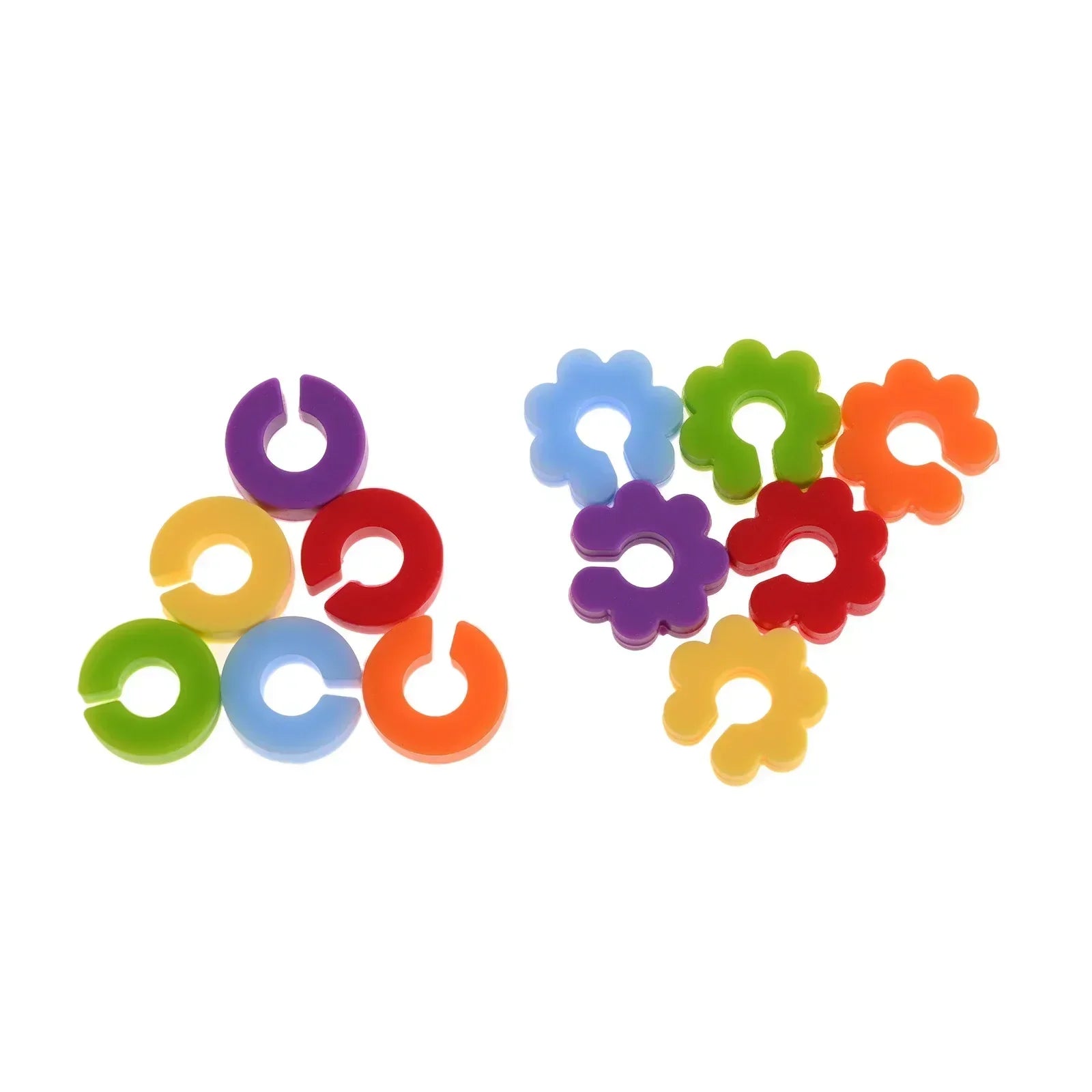 12-Pack Colorful Silicone Wine Glass Charms – Drink Markers & Cup Tags for Party, Wedding, Bar & Home