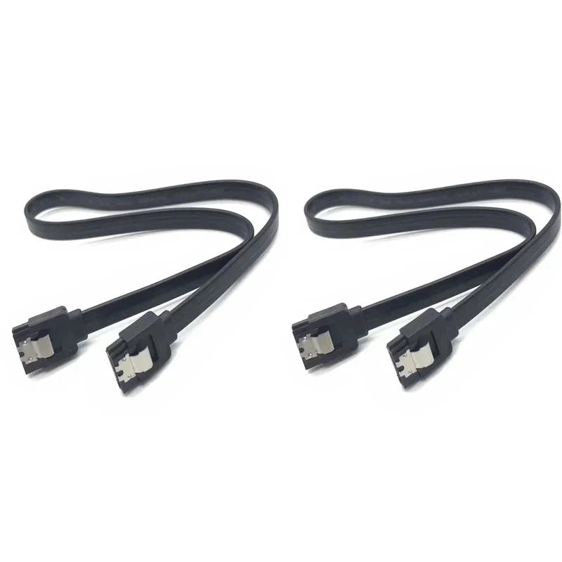 1-10PCS 50CM SATA 3.0 Data Cable High-speed Sata III Cable Adapter Connection Converter For SATA HDD SSD CD Drive Writer Desktop