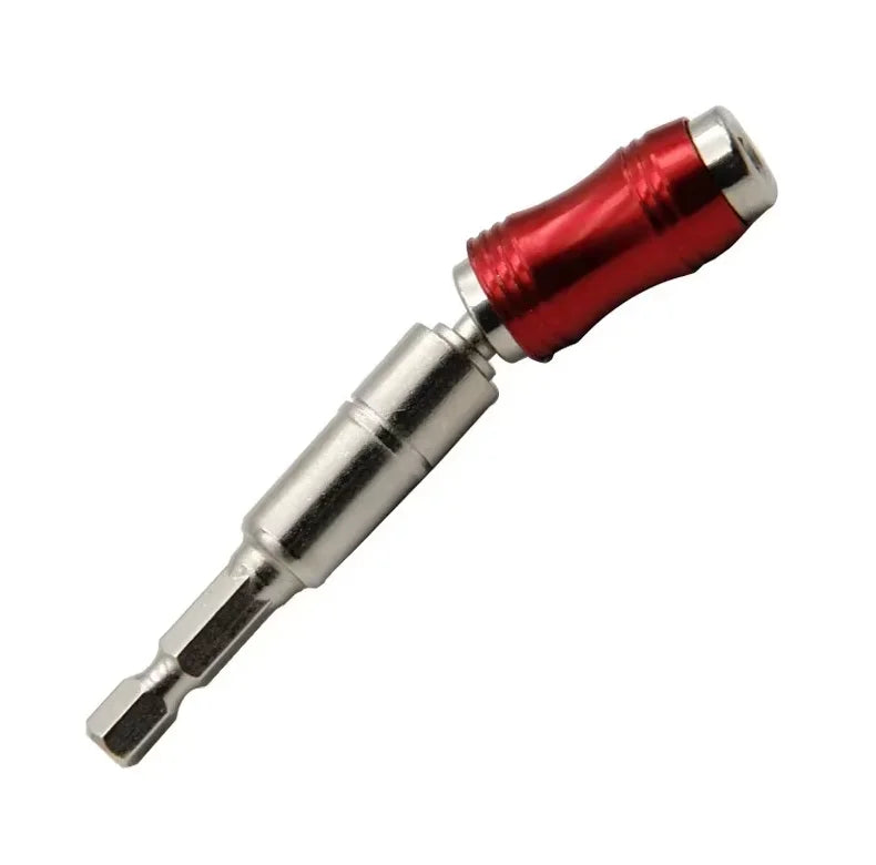 1/4-Inch (6.35 mm) Hex Magnetic Bit Holder — Quick-Change Screwdriver Extension Rod with Retaining Ring