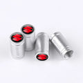 4-Pack Aluminum Tire Valve Stem Caps – Universal Metal Wheel Air Valve Covers