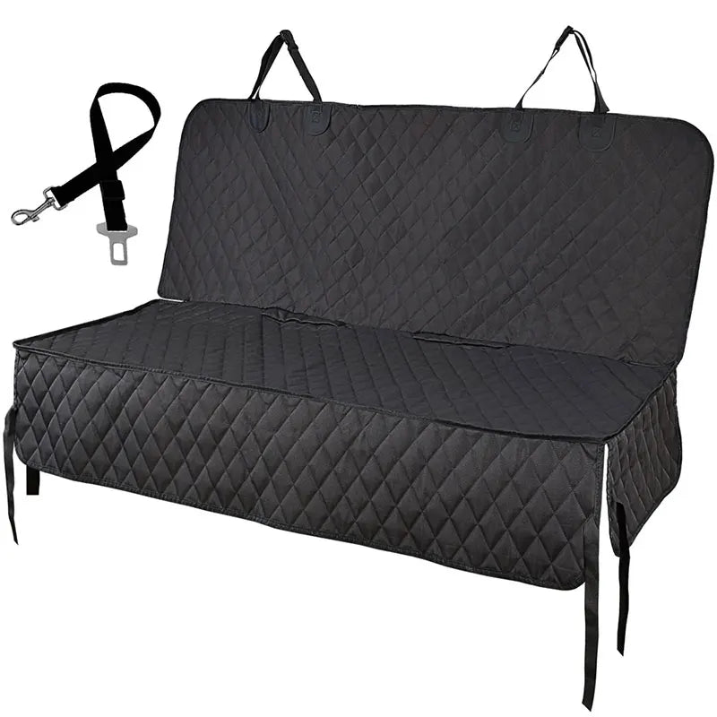 Waterproof Dog Car Seat Cover with Middle Seat Armrest — Pet Travel Mattress & Car Seat Protector