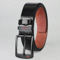 Men's PU Leather Belt with Metal Buckle 1.5 in (3.8 cm) Casual & Business Jeans Belt