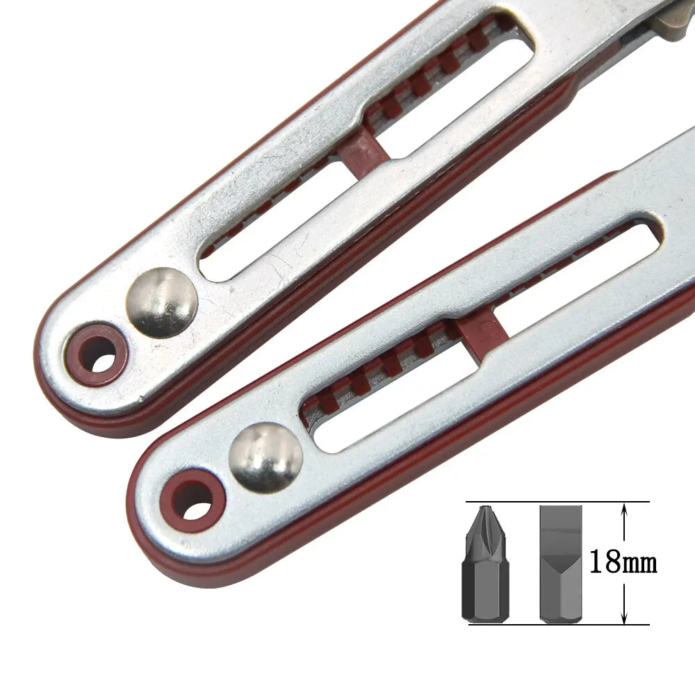 Bidirectional Ratchet Screwdriver Elbow – Multifunctional 4-in-1 Slotted & Phillips Wrench