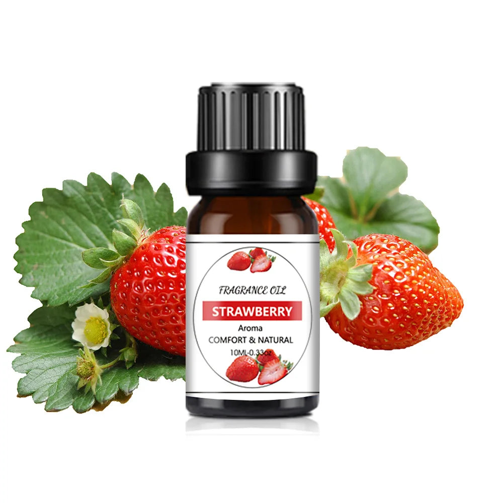 10 ml (0.34 fl oz) Mango & Pineapple Fragrance Oil for Diffuser, DIY Soap and Candle Making - Natural Plant-Based Blend