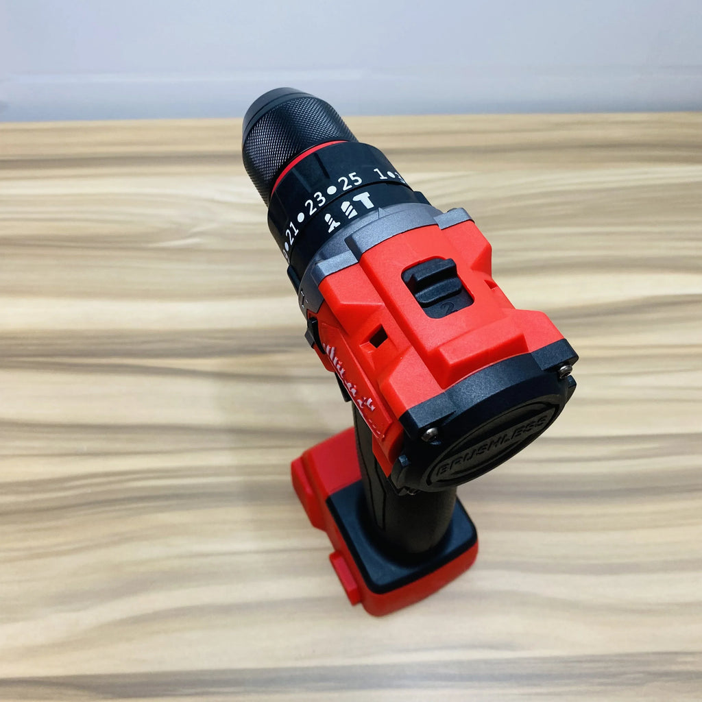 Brushless Cordless 18V Impact Drill Driver Compatible with Milwaukee Batteries, 3-Mode Hammer Drill & Screwdriver