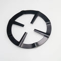 Cast Iron Moka Pot Support Ring 13.3 cm (5.24 in) Gas Stove Heat Diffuser Camping Cooker Rack Black