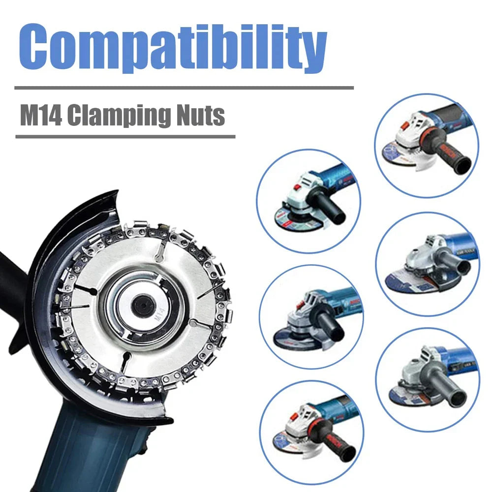 M14 Quick Release Angle Grinder Flange Nut – Self-Locking Pressing Plate Power Chuck for Cutting Disc Replacement