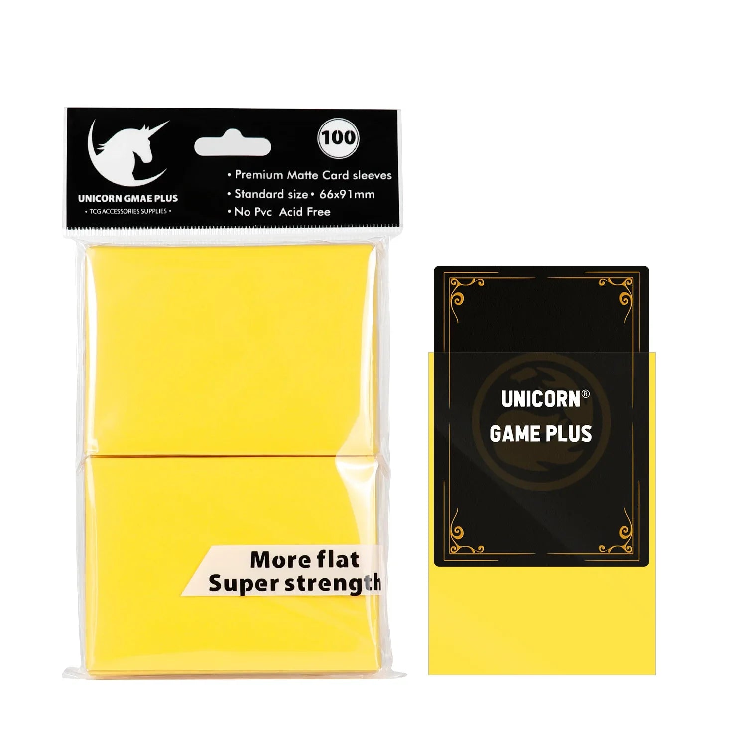 100-Pack Matte Card Sleeves 66 x 91 mm (2.6 x 3.6 in) – Standard TCG Trading Card Protectors for Tarot & Board Games