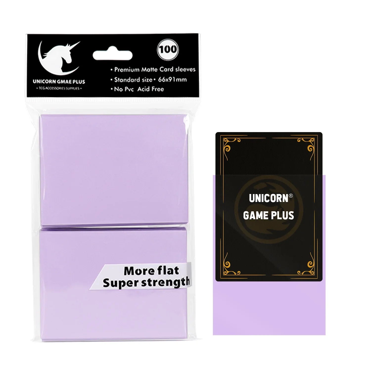 100-Pack Matte Card Sleeves 66 x 91 mm (2.6 x 3.6 in) – Standard TCG Trading Card Protectors for Tarot & Board Games
