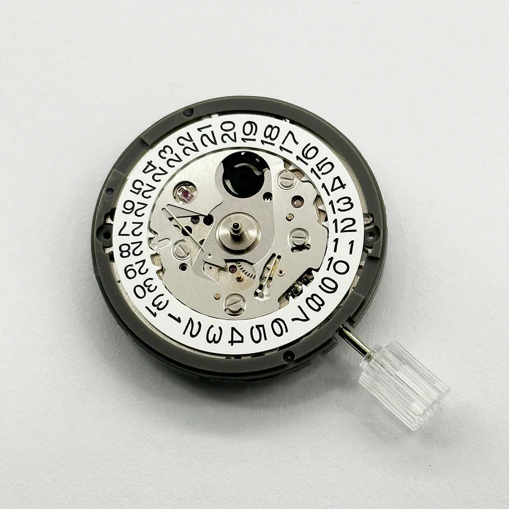 Automatic 24-Jewel Self-Winding Watch Movement with Date at 3:00 — High Accuracy, 41-Hour Power Reserve
