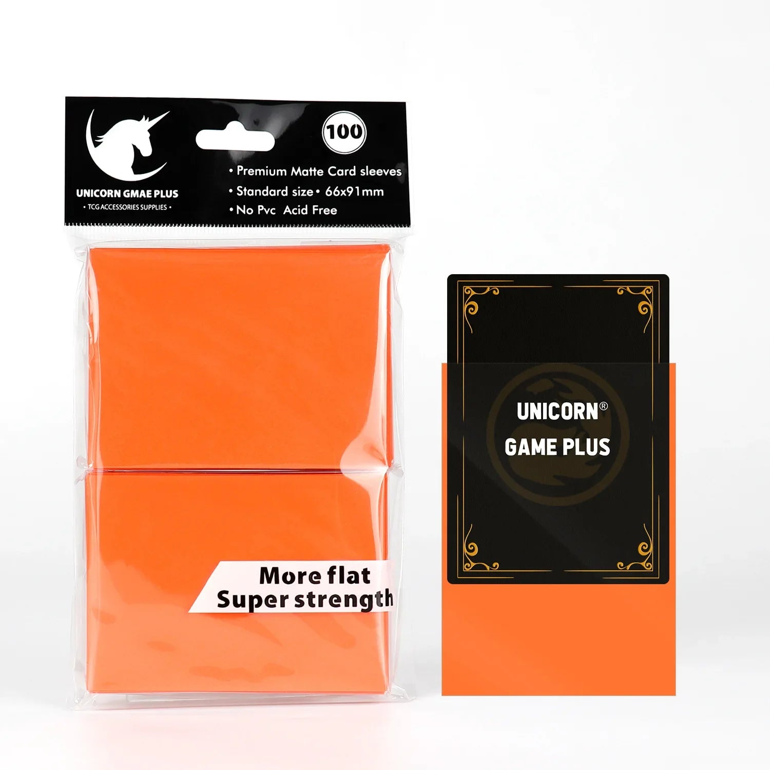 100-Pack Matte Card Sleeves 66 x 91 mm (2.6 x 3.6 in) – Standard TCG Trading Card Protectors for Tarot & Board Games
