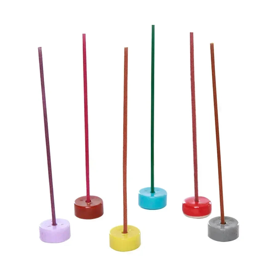 1-Bottle (50 Sticks) Sandalwood Incense Pack with Burner – Natural Aroma Air Freshener