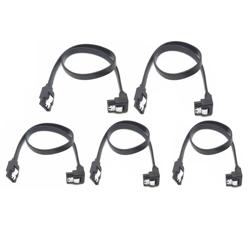 1-10PCS 50CM SATA 3.0 Data Cable High-speed Sata III Cable Adapter Connection Converter For SATA HDD SSD CD Drive Writer Desktop