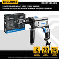 Professional Impact Drill 650W 220V 2-Function Drill & Screwdriver 0-3000 RPM
